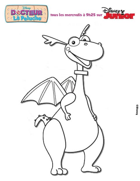 Coloriage Docteur La Peluche Disney A Imprimer Gratuitement