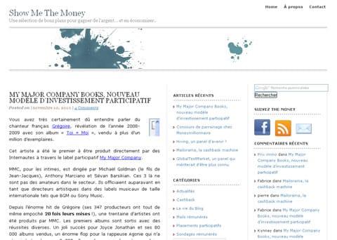 Interview de Fabrice du blog Show Me The Money