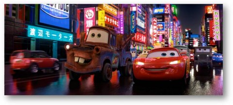 pixar-cars2 Martin et Flash McQuenn Cars2