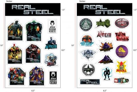 Stickers Stickers Real Steel