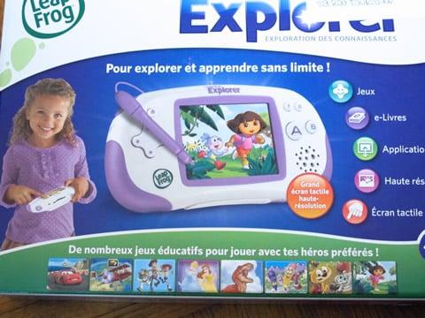 boite-jeu-console-leapster-explorer console de jue leapster explorer de leapfrog