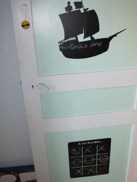 decoration-chambre-sticker-ardoise-decoloopio sticker ardoise bateau morpion