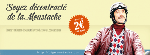service en ligne de livraison de rasoir à domicile pour homme : BIG MOUSTACHE