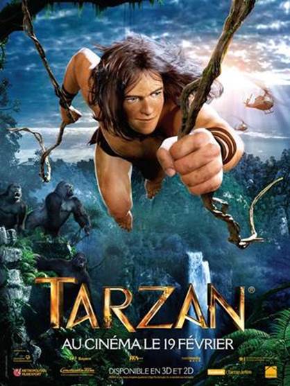 affiche dessin anime TARZAN 2014