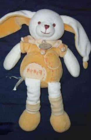 doudou lapin flappy jaune