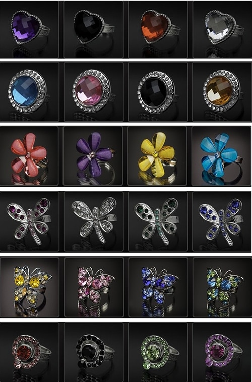 24 bagues excelent