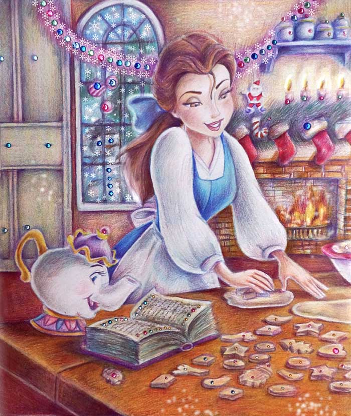 princesse-disney-belle-par-alena-koshkar-03