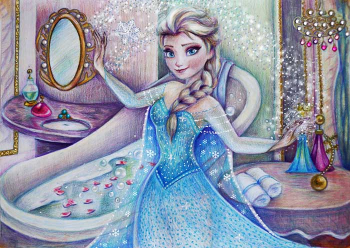 princesses-disney-elsa-noel-alena-koshkar
