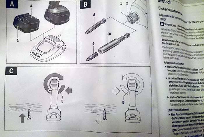 perceuse-pdr18li-bosch-notice