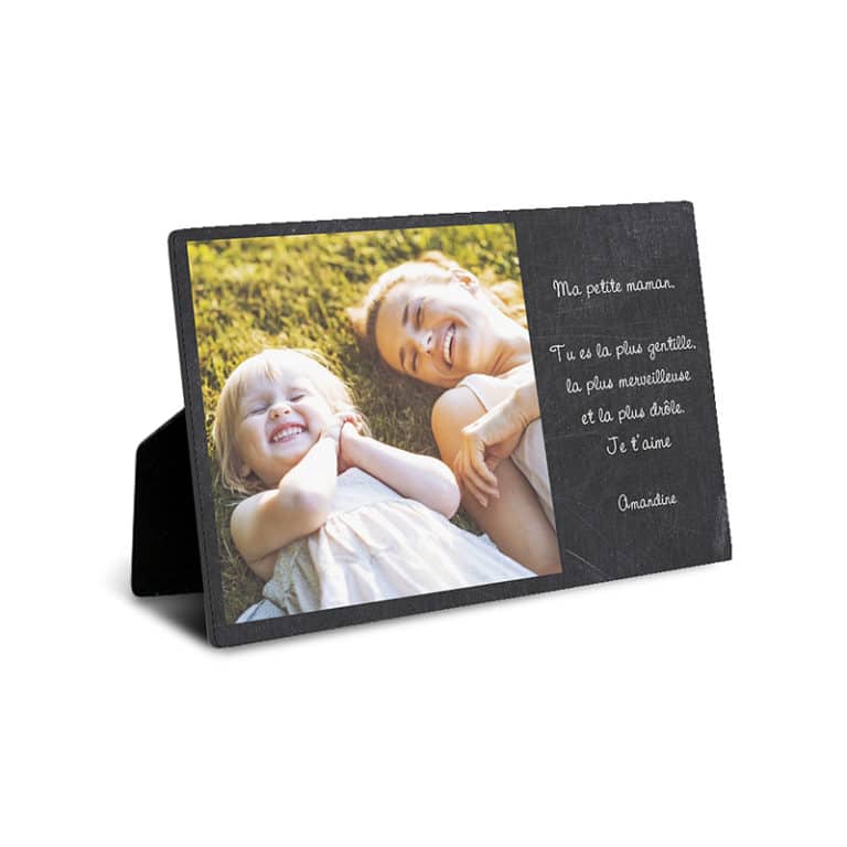 Cadre Photo Personnalisable Ardoise festive