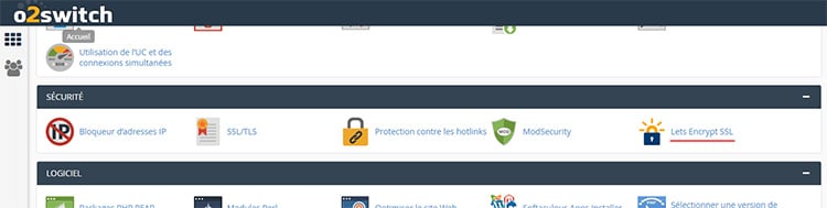 activer un certificat Let's Encrypt sur cPanel