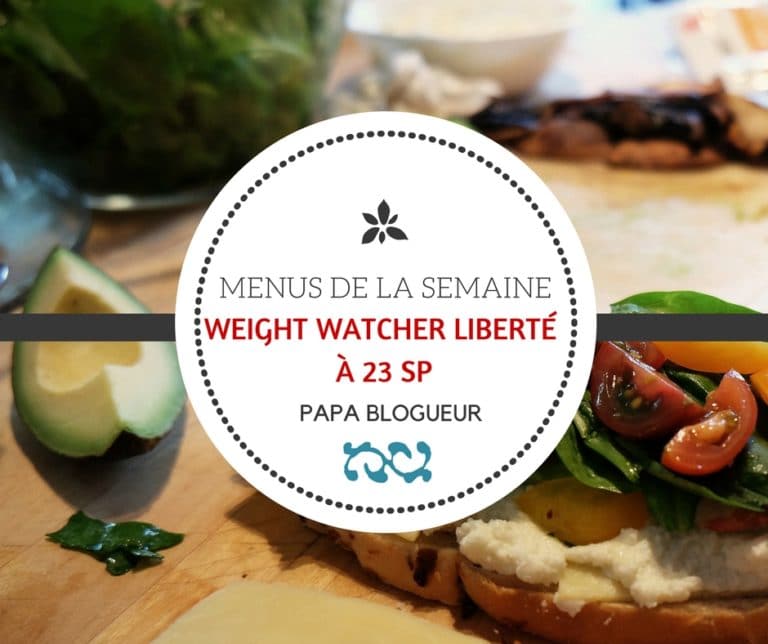 idées de menus de la semaine weight watcher liberté à 23 smart points, exemple de menus weight watchers