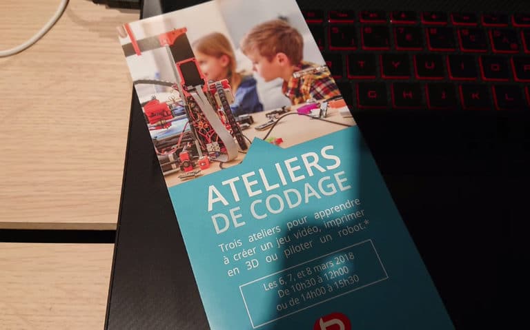 Les ateliers programmation du comptoir de Boulanger