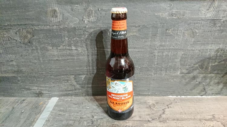 Bière Rousse de la Brasserie du Mont Blanc