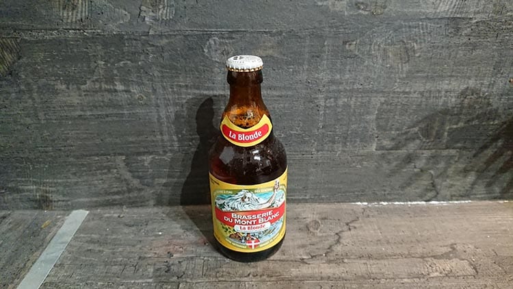 Bière Blonde de la Brasserie du Mont Blanc