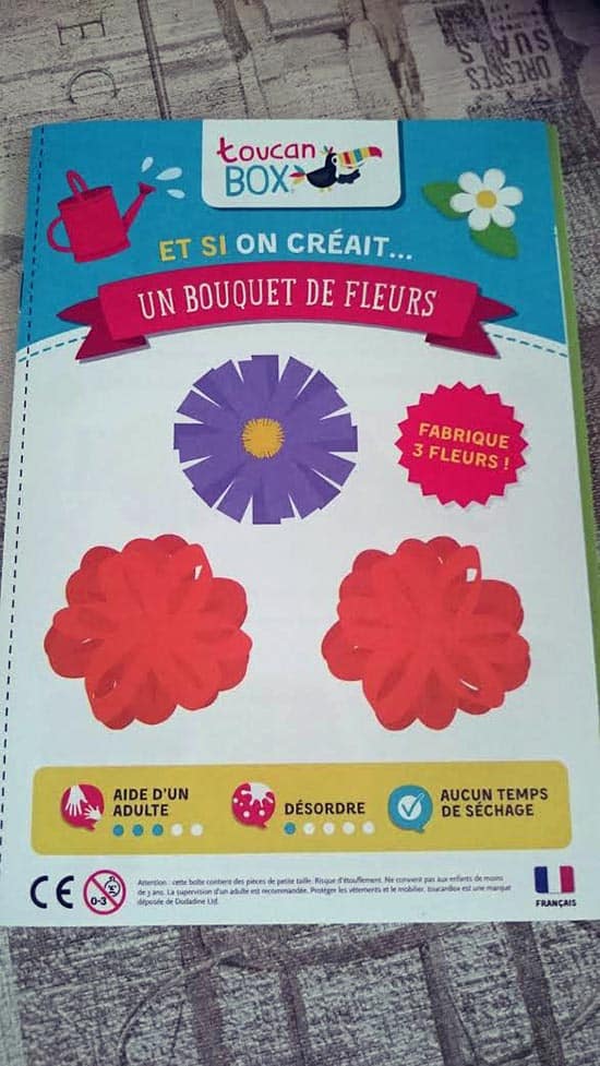 ToucanBox spéciale "Bouquet de fleurs à réaliser"