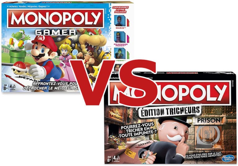 Idée de jeu Noël #9 :Monopoly version Mario Kart VS Monopoly éditions tricheurs