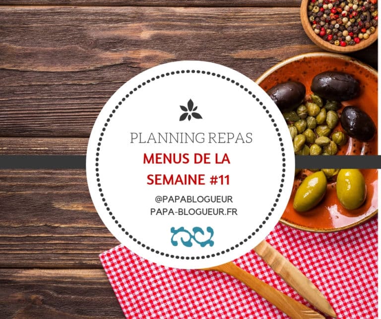 Planning repas et menus de la semaine rapides et faciles #11