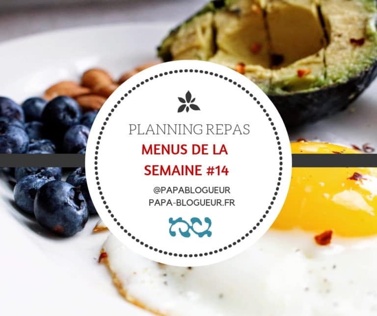 Planning menus de la semaine #14 spécial Nouvel An