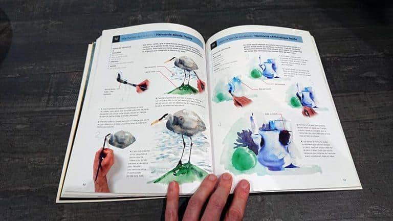 3 livres pour apprendre l'aquarelle tout seul