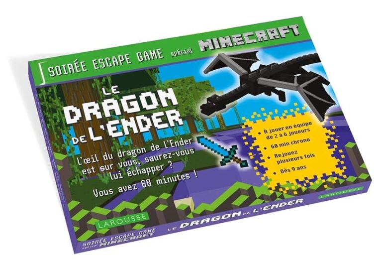 Soirée Escape Game Minecraft Larousse : le dragon de l&rsquo;Ender
