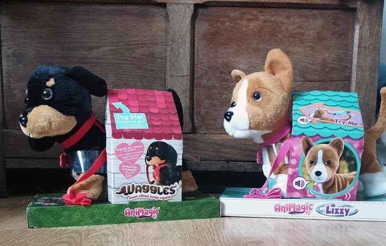 Les nouveaux chiens animés Animagics : Waggles le Teckel et Lizzie le Corgie