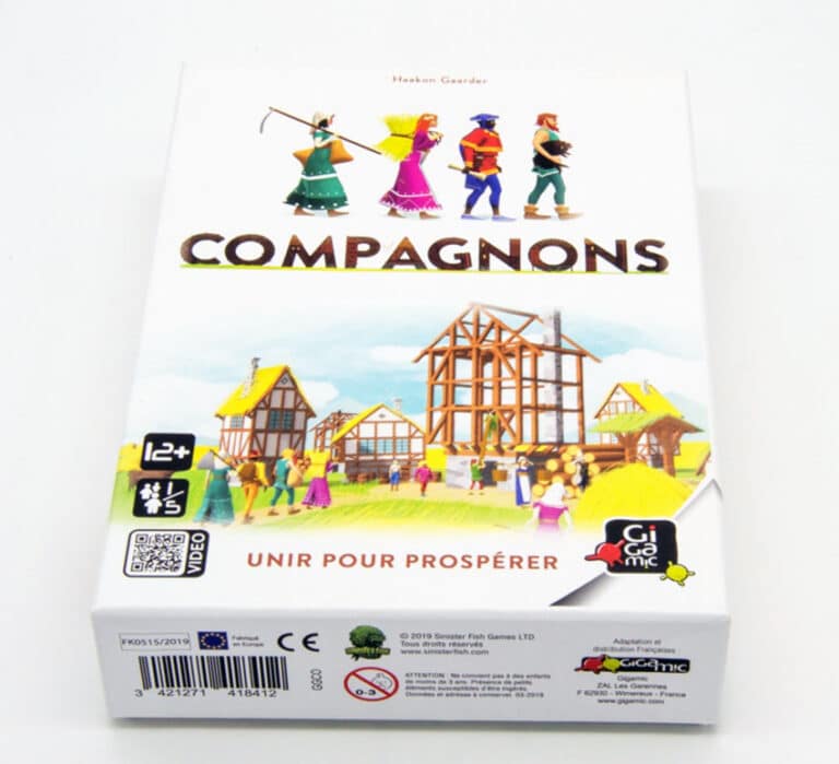 Jeu de société COMPAGNONS de Gigamic