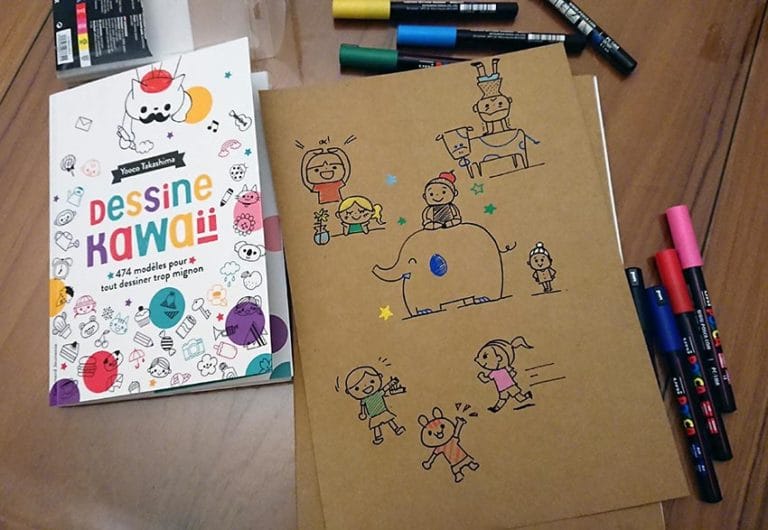 Apprendre à dessiner le Kawaii de Yooco Takashima Gallimard Jeunesse