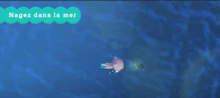 Mise à jour Animal Crossing New Horizons : nager et plonger sera enfin possible !