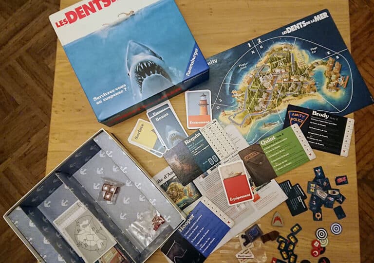 Les dents de la mer, le jeu de société de Ravensbuger