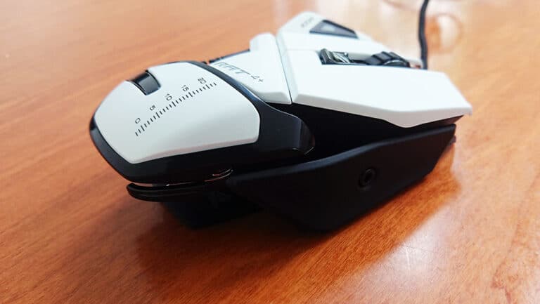 Souris Gaming Optique Mad Catz R.A.T 4+ blanche