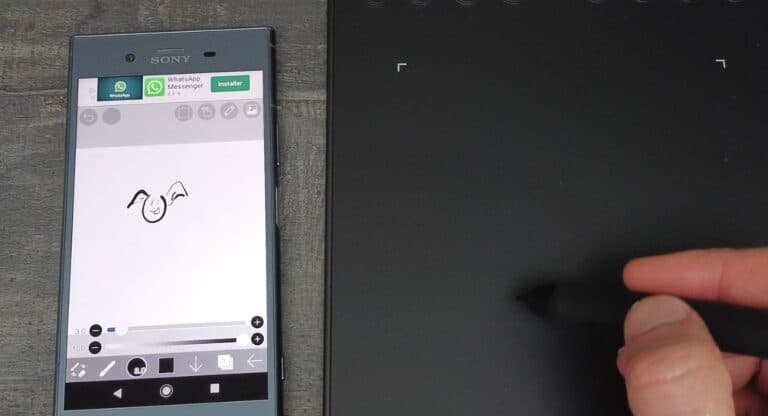 Tablette graphique Deco mini7W d&rsquo;XP-PEN