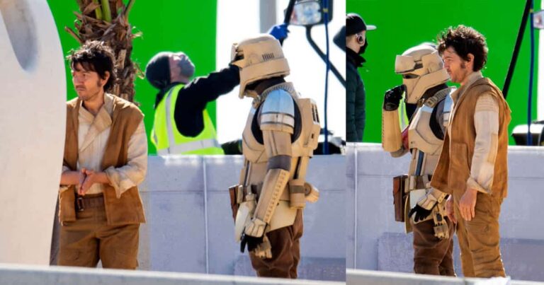 Diego Luna vu sur le tournage de Andor