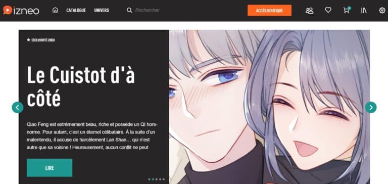 IZNEO, la presse BDs, mangas et Webtoon en ligne