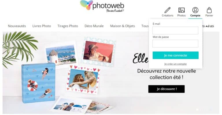 Idées de cadeaux souvenirs Photoweb pour la fête des mères