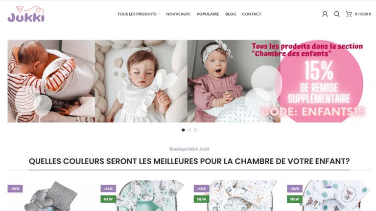 Jukki, la boutique pour bébé et la petite enfance