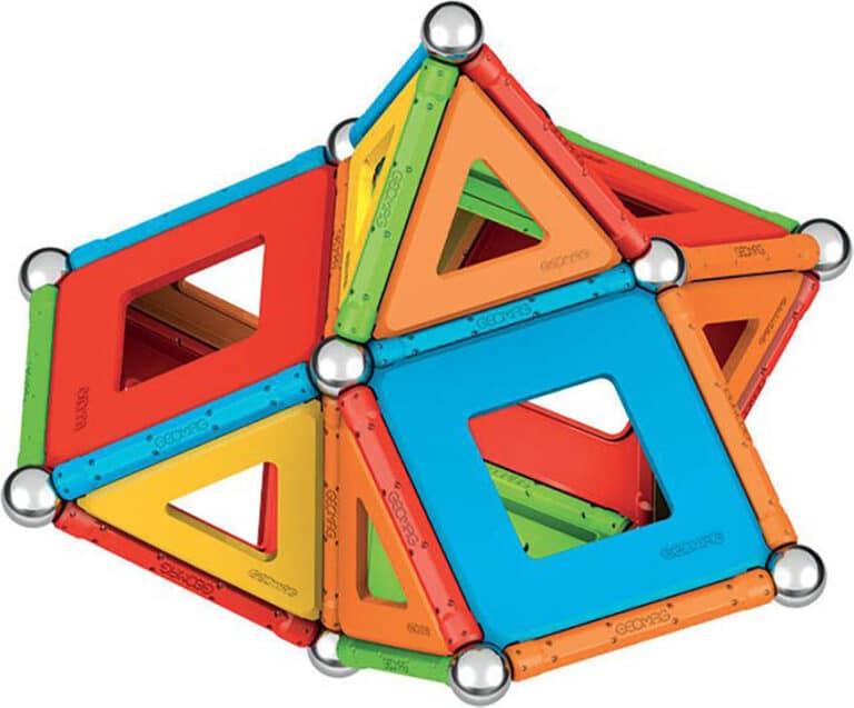 Geomag Classic Supercolor Panels Recycled 114, Constructions Magnétiques, Tiges Et Panneaux Colorés, Paquet De 114 Pièces, 100% Plastique Recyclé
