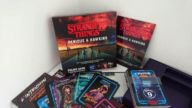 Coffret Escape game STRANGER THINGS – Panique à Hawkins