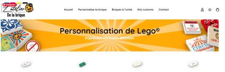 L&rsquo;Atelier de la Brique, un site de customisation de Lego