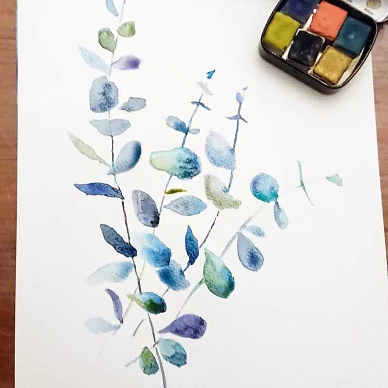 Aquarelle florale & créative – Dernier livre de Anja Keller
