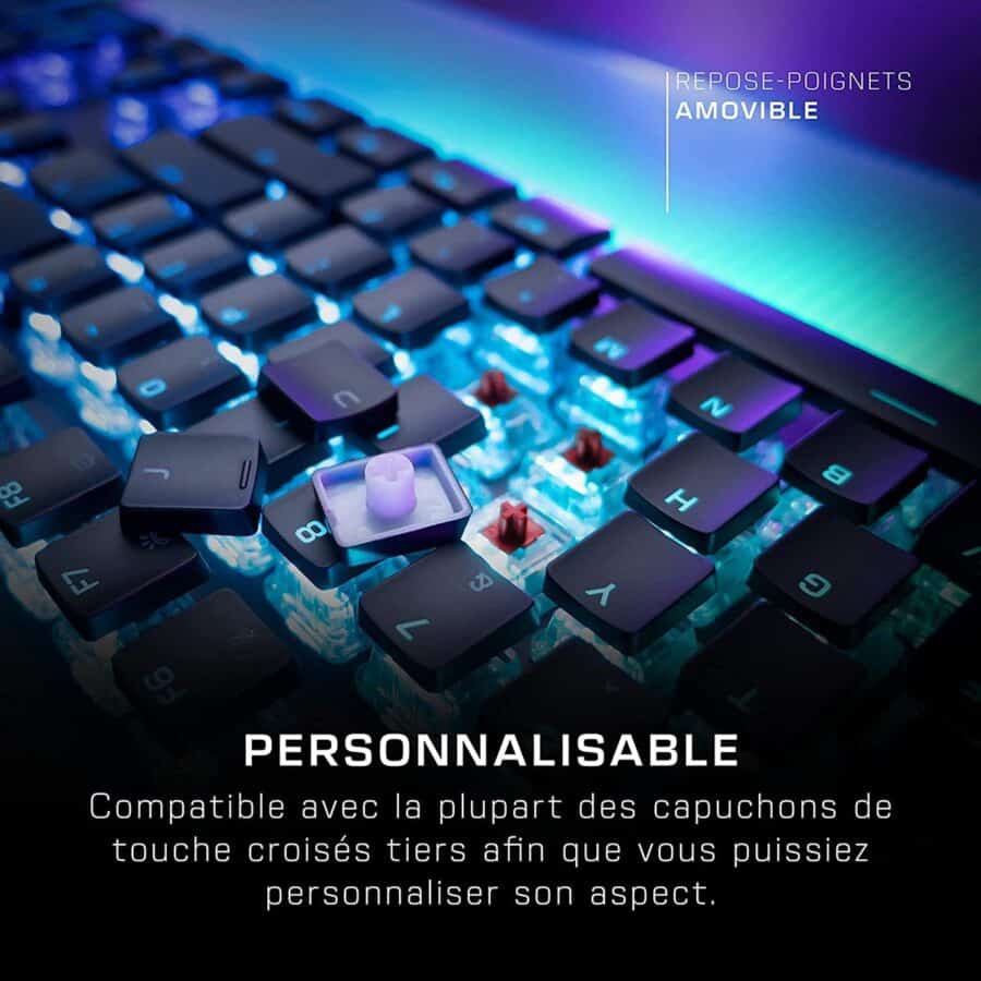Roccat Vulcan Clavier de jeu mécanique Vulcan 120 AIMO Noir (Clavier