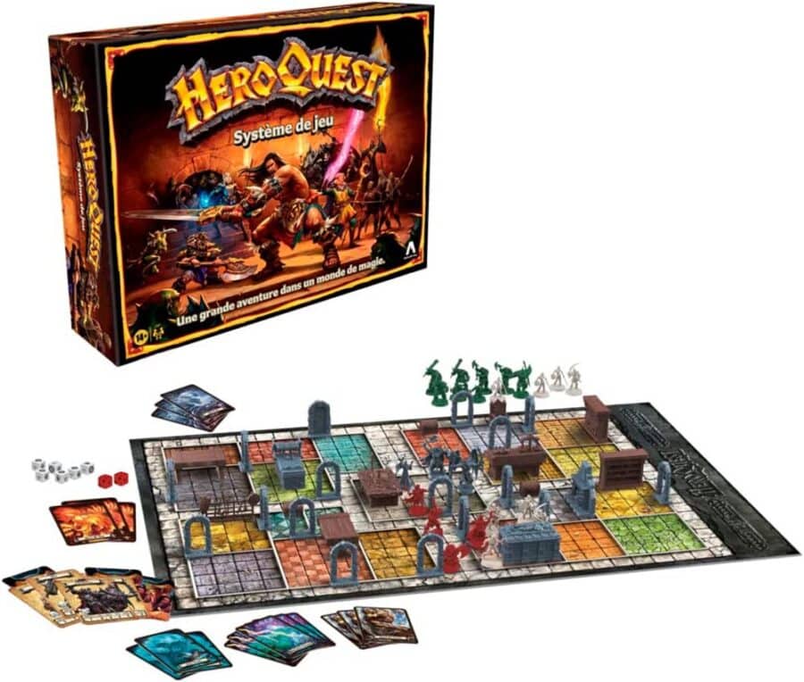 HeroQuest FR - Jeu De Société Hasbro - Neuf - Pour 2 Joueurs Et + - 12-16 Ans