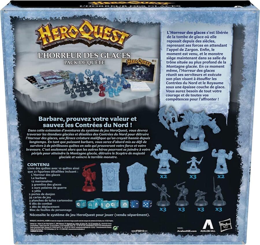 HeroQuest – Nouvelle Édition – Jeu De Société Complet MB – Très Bon État