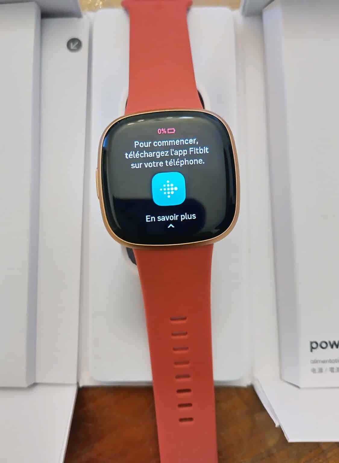 Montre connectée Fitbit VERSA GRIS ALU / ARGENT