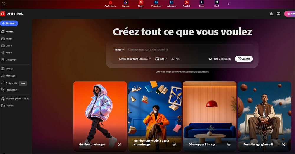 Adobe Firefly en 2026 : test complet, avis et guide pratique de l’IA créative d’Adobe
