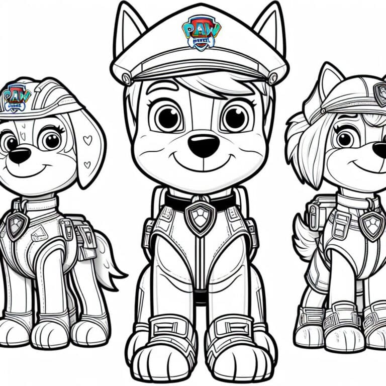 coloriages Pat'Patrouille à imprimer