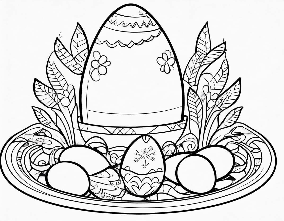 Coloriages de Pâques gratuits à imprimer