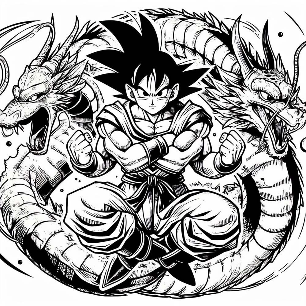 Coloriage Gratuit Imprimer Dragon Ball Z Coloriage Gratuit Dragon 