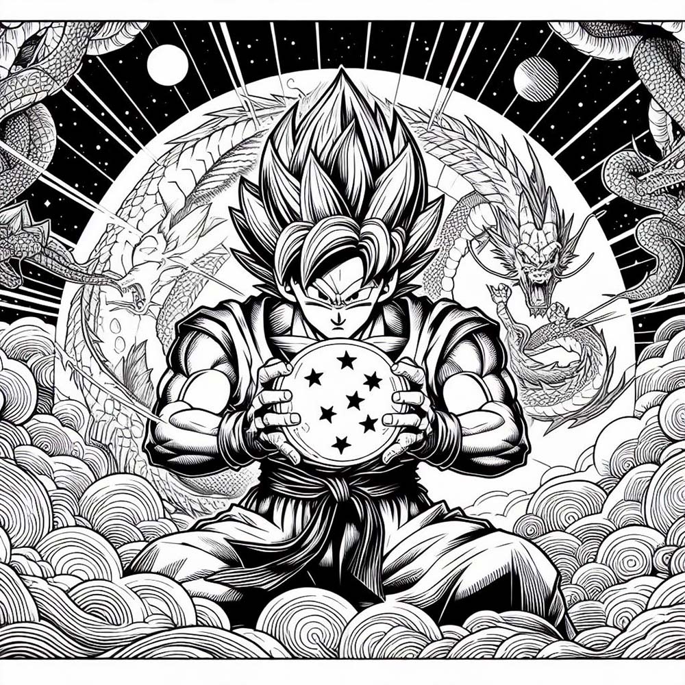 Coloriage Gratuit Imprimer Dragon Ball Z Coloriage Gratuit Dragon 