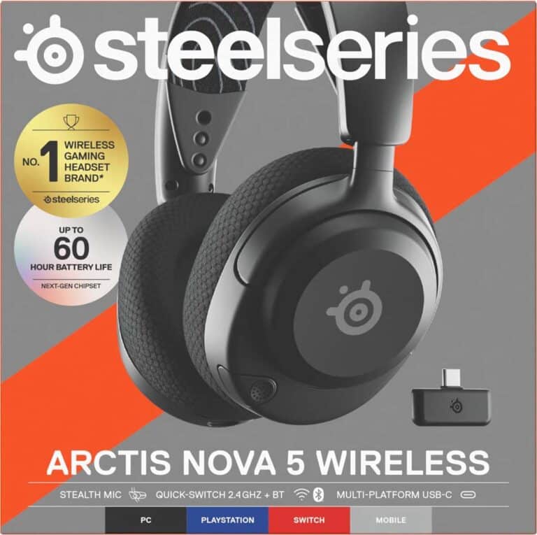 Casque Audio Gaming SteelSeries Arctis Nova 5 Wireless : immersion sonore et confort ultime pour les gamers